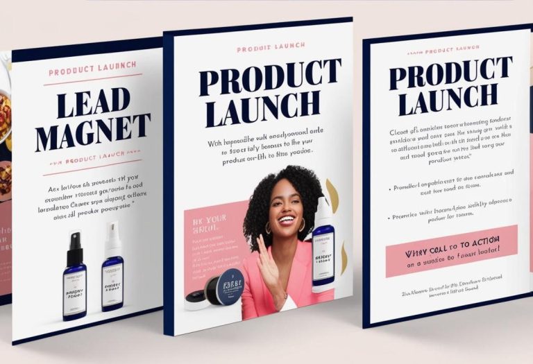 Lead magnet for product launch