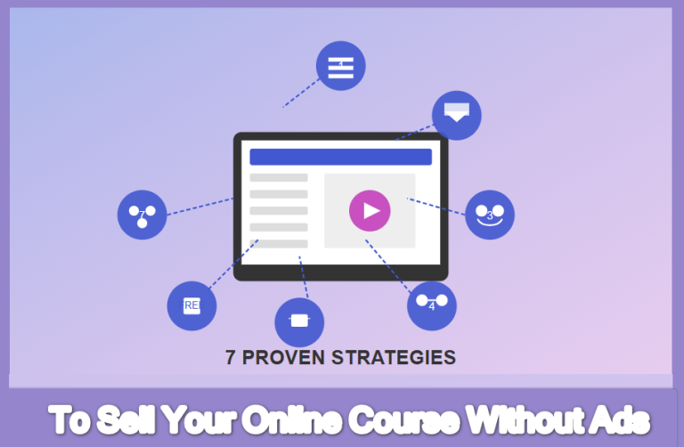 Strategies to sell your online course without ads