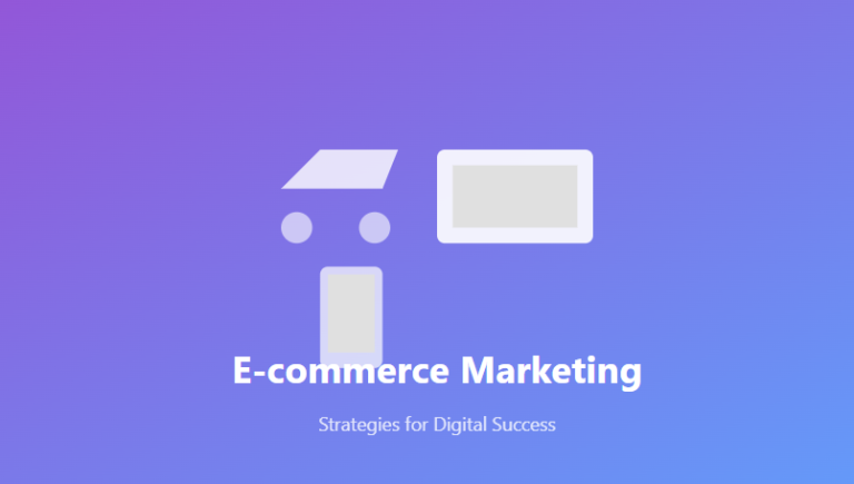 E-commerce marketing